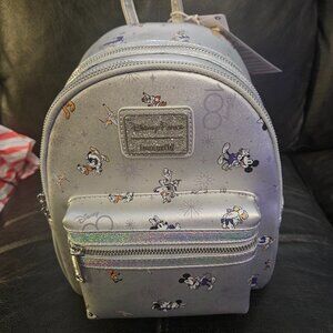 Disney Parks Mickey Mouse and Friends Disney100 Loungefly Mini Backpack